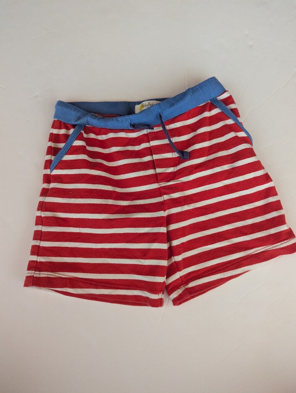 Baby Boden Shorts 2-3y Red Stripe